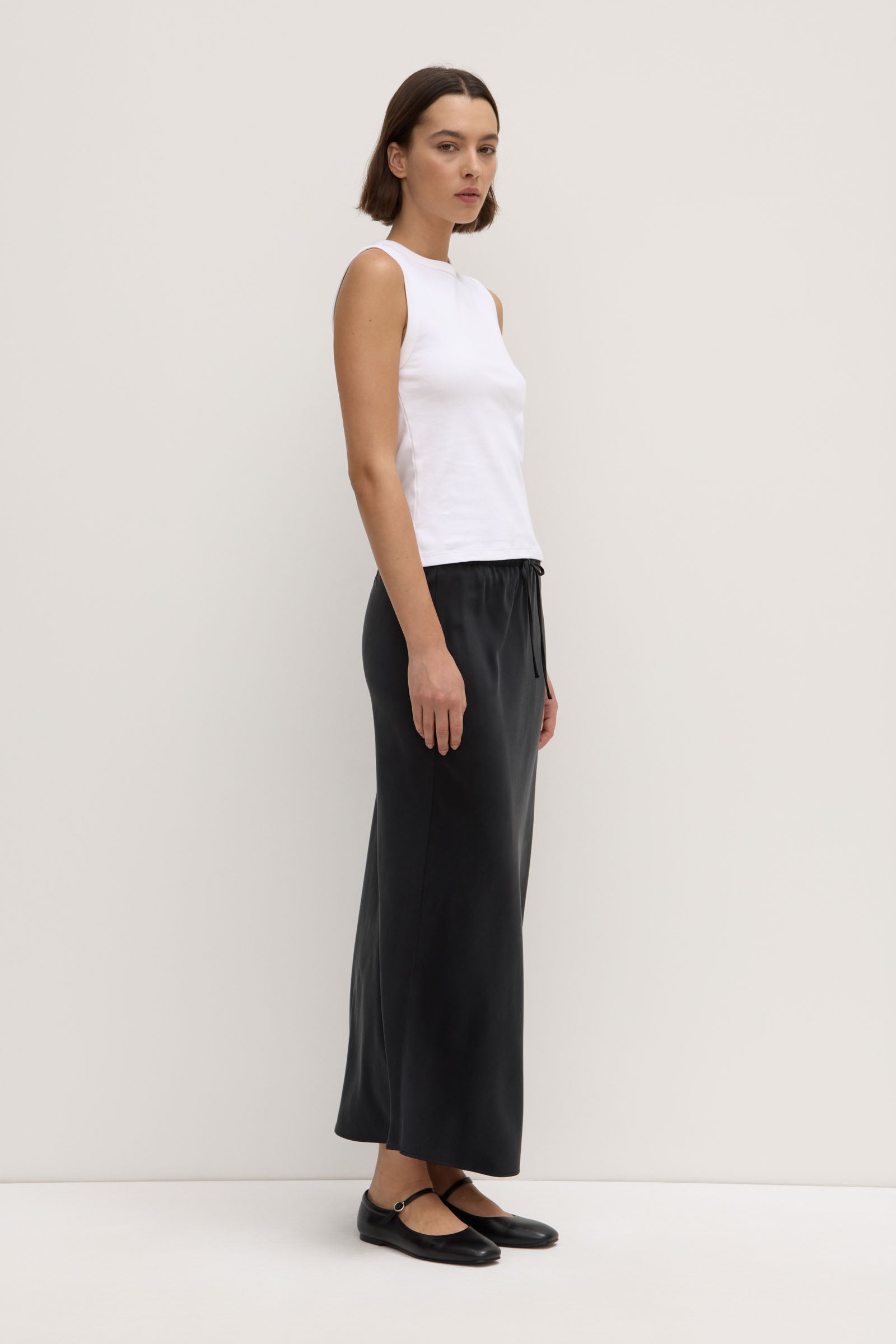 Irina Silk Bias Skirt - Elegant Women's A-Line Skirt with Flowy Silhouette | Perfect for Weddings, Parties & Special Occasions