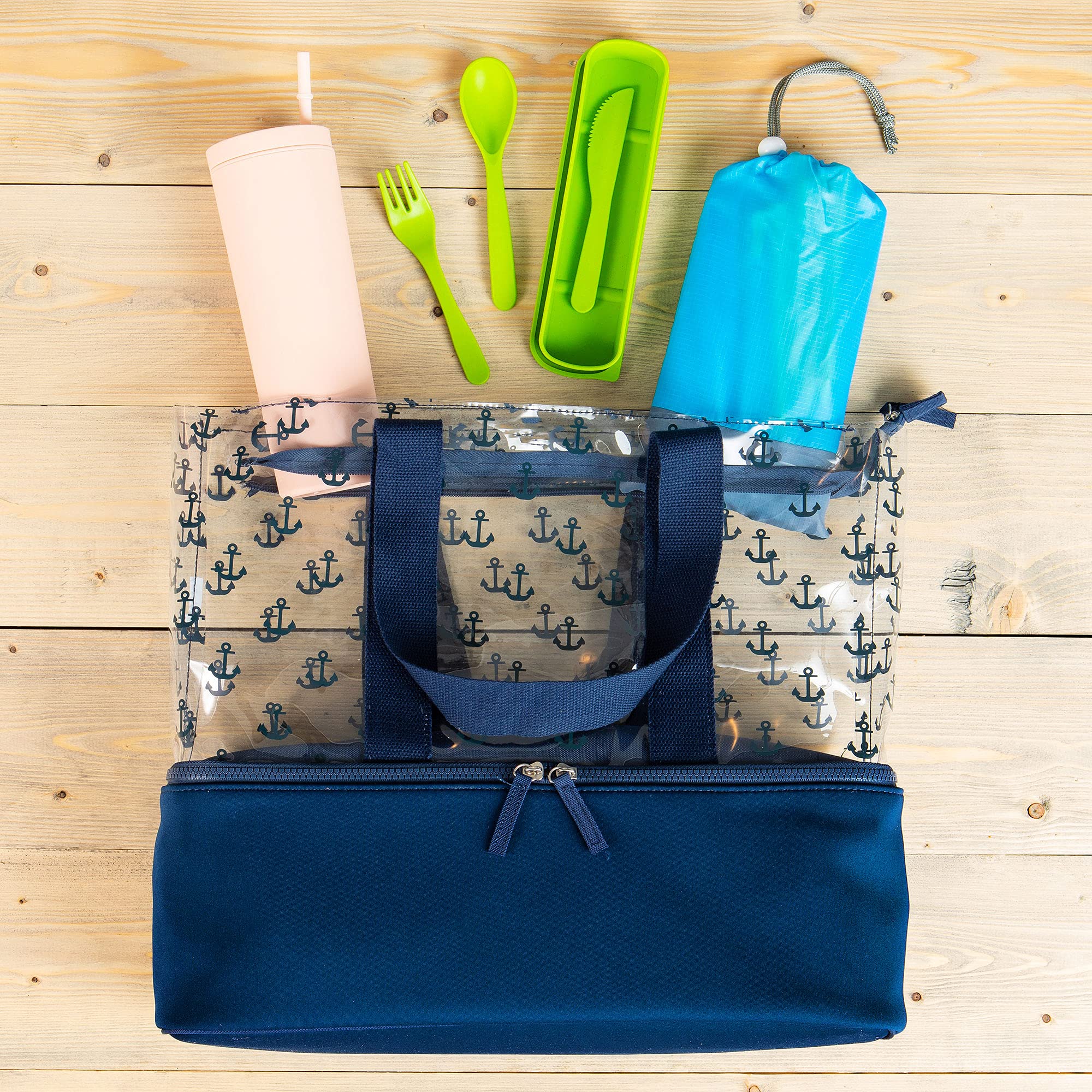 College Picnic Day Care Package - 8-Piece Variety Pack with Picnic Supplies, Snacks, Food & Drinkware Assortment | Perfect for Dorm Parties, Campus Events & Outdoor Gatherings | My College Crate