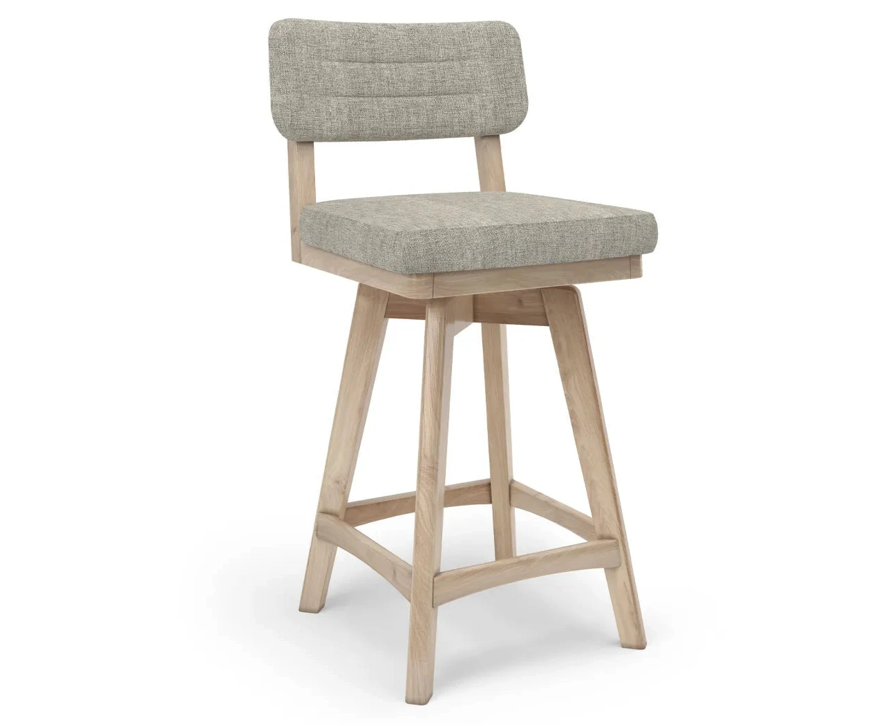 Fusion Designs Luca Bar Stool - Modern Kitchen Island Stool with Adjustable Height & Comfortable Cushion - Perfect for Breakfast Nook, Home Bar & Dining Room Decor