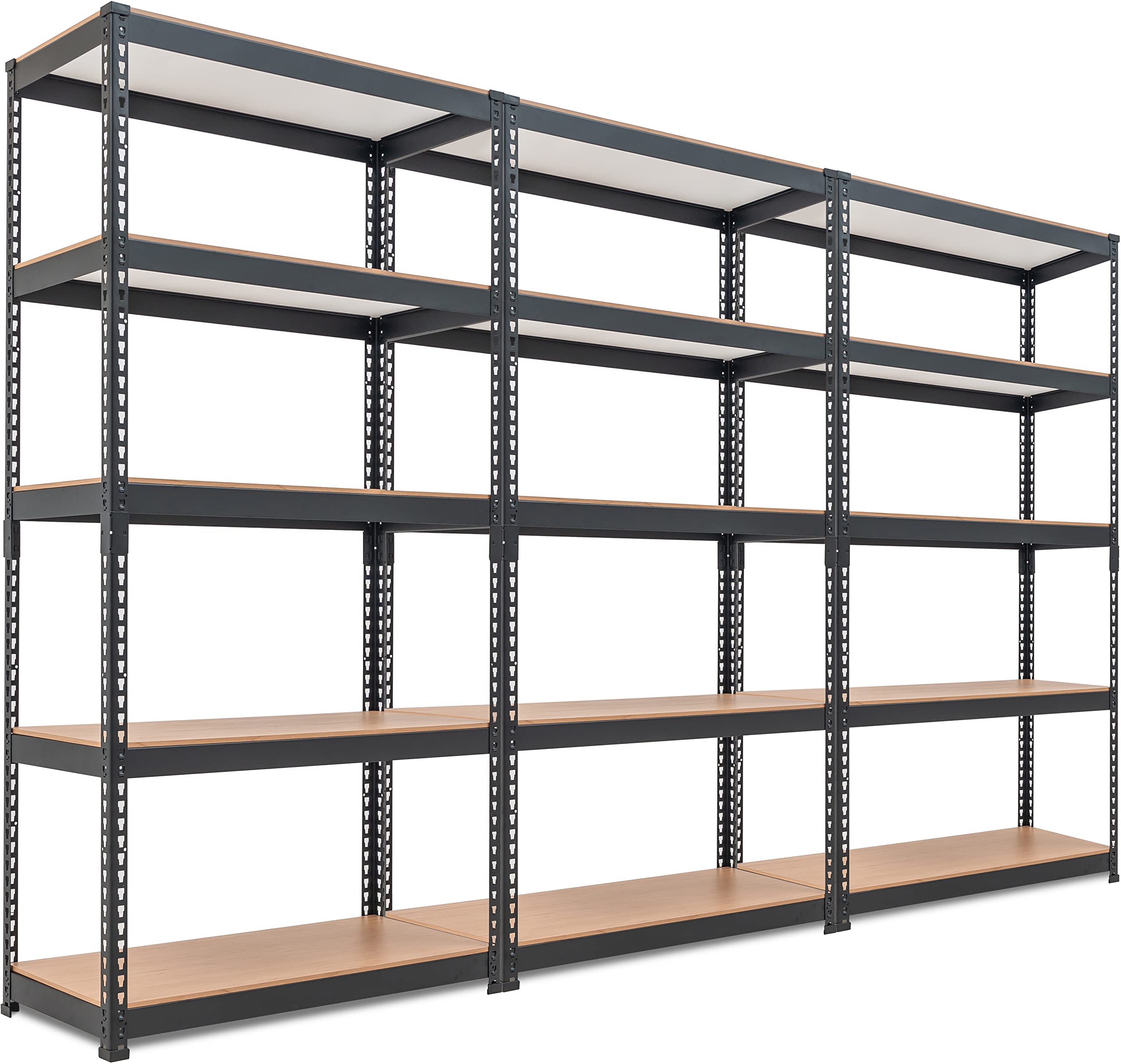 HOMEDANT 5-Tier Heavy Duty Metal Storage Shelves - Adjustable Boltless Utility Rack for Garage, Warehouse, Pantry & Closet - 35.9