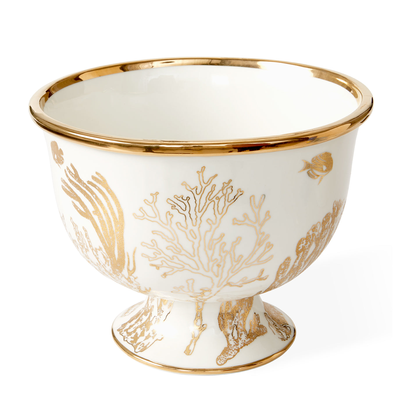 Botanist Coral Centerpiece Bowl - Handcrafted Ceramic Decorative Bowl for Home Decor, Wedding & Dining Table Centerpiece - Perfect for Boho, Coastal & Farmhouse Style