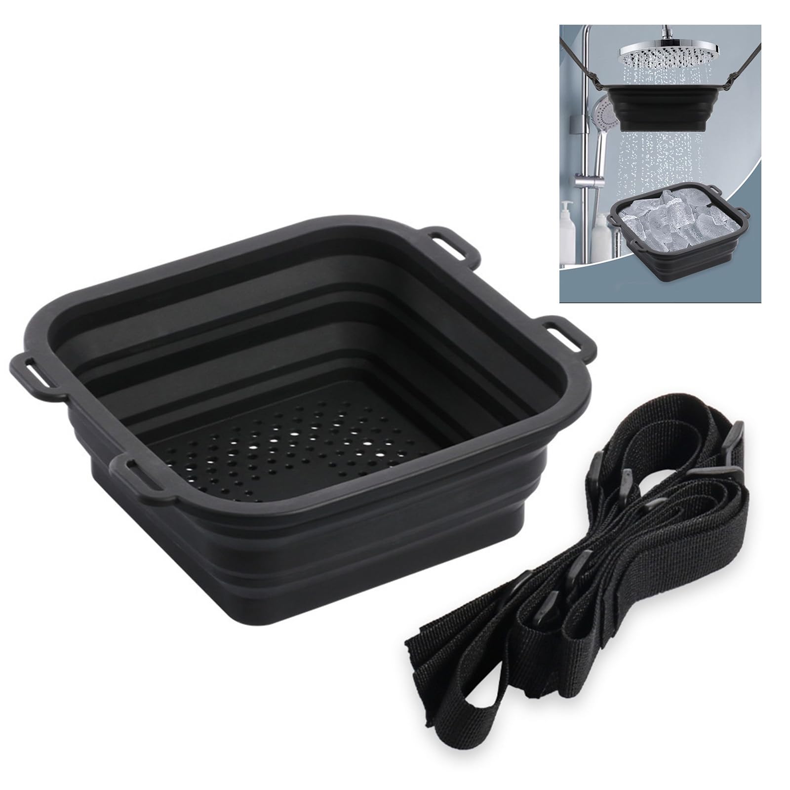 Anda Arctic Ice Shower Attachment - Portable Cold Shower Chiller & Ice Bath for Muscle Recovery, Post-Workout Therapy, and Athletic Performance - Perfect for Home Gym, Sports Recovery, and Outdoor Adventures