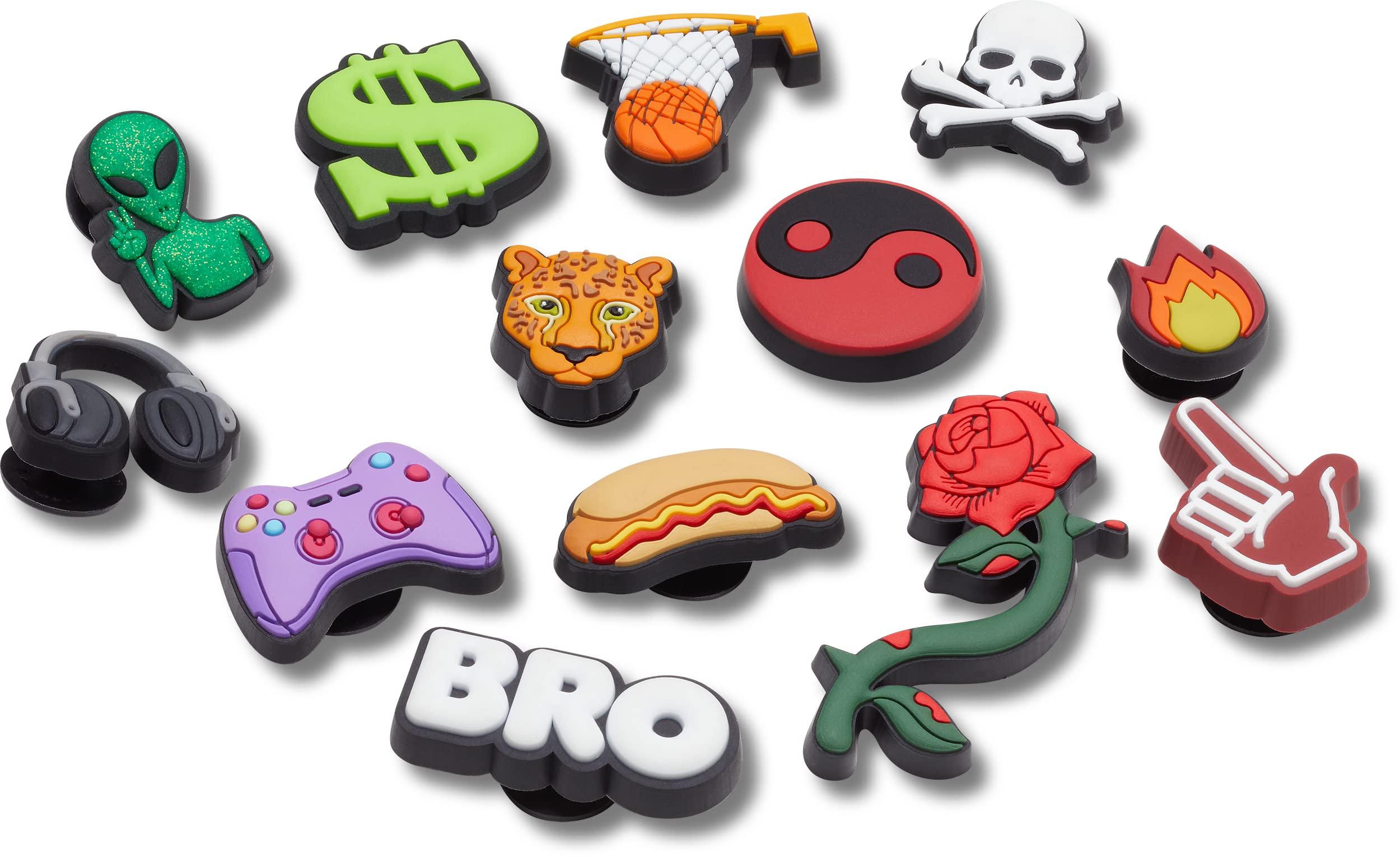 Crocs Unisex Jibbitz Shoe Charms - Multi Pack for Boys & Teens | Fun Accessories for Crocs Shoes | Perfect for School, Parties & Everyday Wear