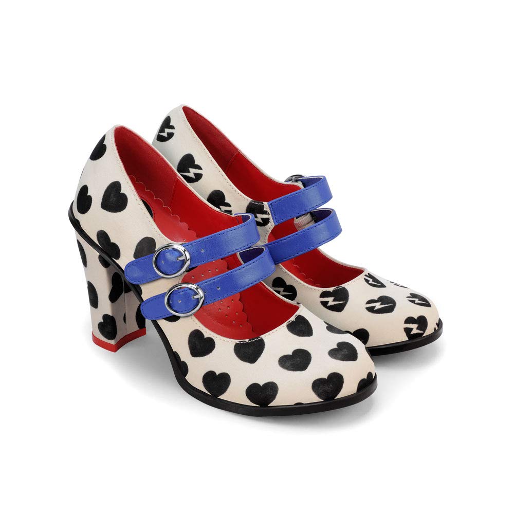 Stylish Women's Mary Jane Pumps with Hot Chocolate Design - Elegant High Heel Shoes for Office, Party & Special Occasions