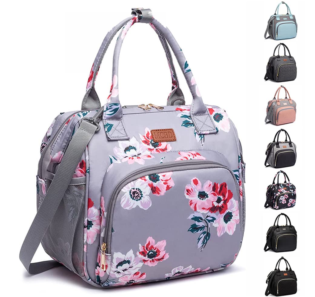 Insulated Lunch Box for Women & Men - Leakproof Reusable Cooler Bag with Adjustable Shoulder Strap, Large Tote & Backpack 2-in-1 Design for Office, School, Picnic, Beach & Outdoor Activities