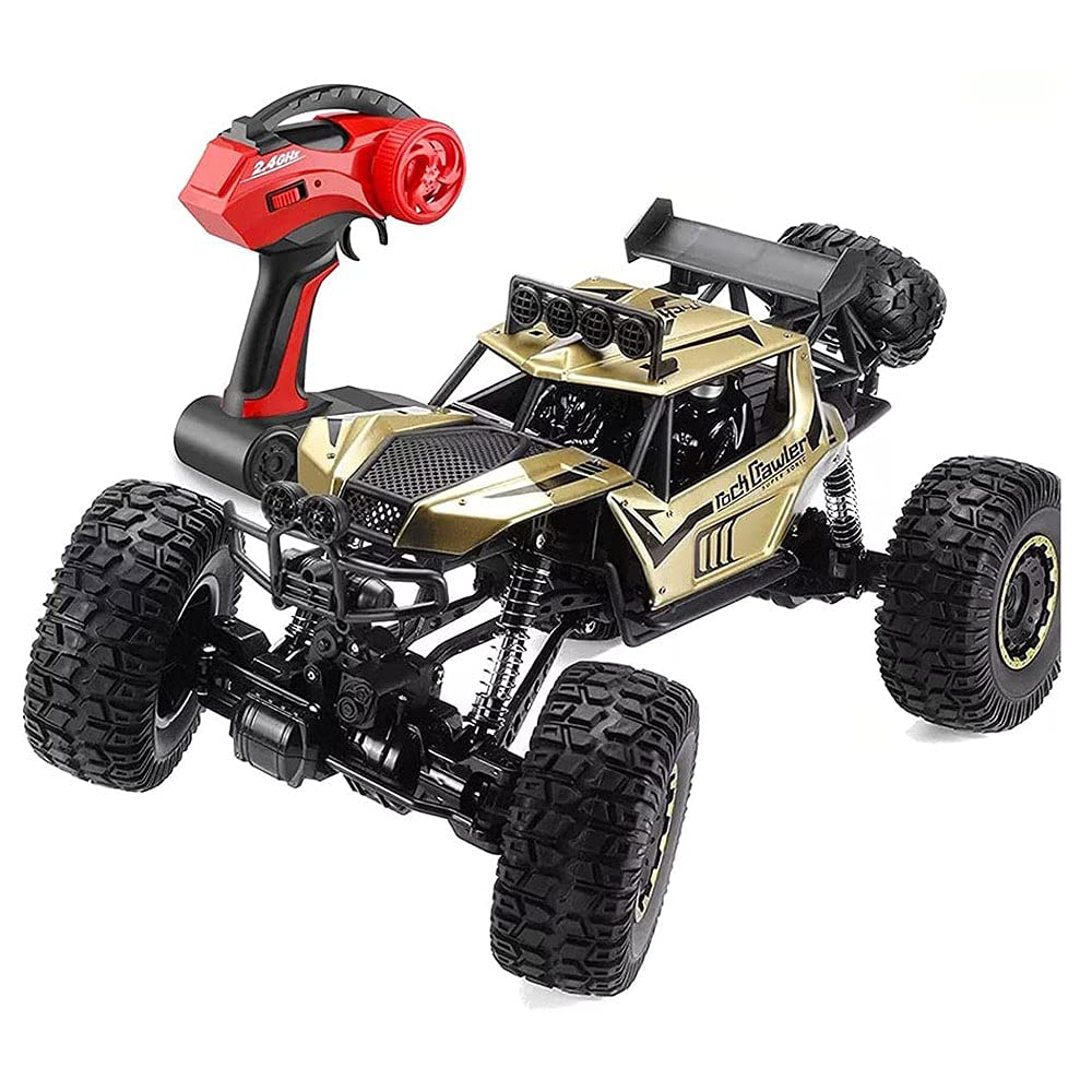 1/8 Scale Large Off-Road RC Car - High Speed 20KM/H All-Terrain Monster Truck with Anti-Collision & Anti-Fall Protection - Perfect for Mountain Climbing, Backyard Racing and Outdoor Adventures - Great Gift for Kids and Adults Who Love Remote Control Vehicles