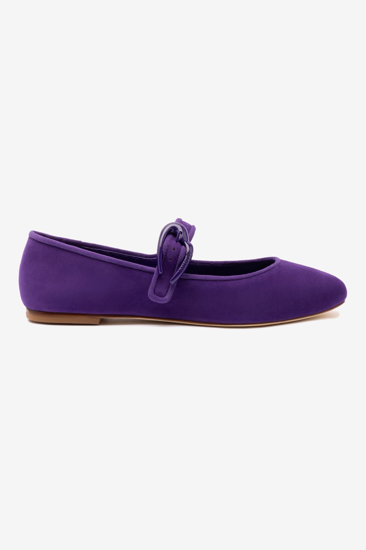 Verona Ballet Flat Shoes for Women - Comfortable Eggplant Suede Loafers | Perfect for Office, Casual Wear & Travel