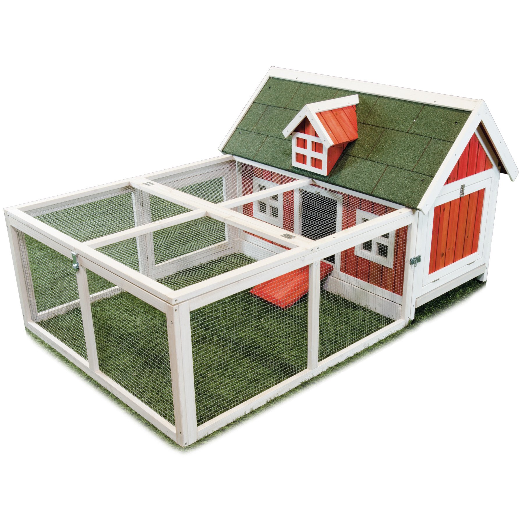 Ware Manufacturing Little Red Hen Barn - Classic Farmhouse Decor for Kids' Rooms, Nursery, and Country-Themed Parties | Durable Wooden Toy Storage & Playhouse for Children