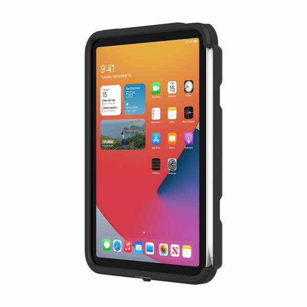 Griffin Survivor Endurance Case for iPad Mini 6 - Shockproof & Drop Protection - Black - Perfect for Outdoor Adventures & Rugged Use