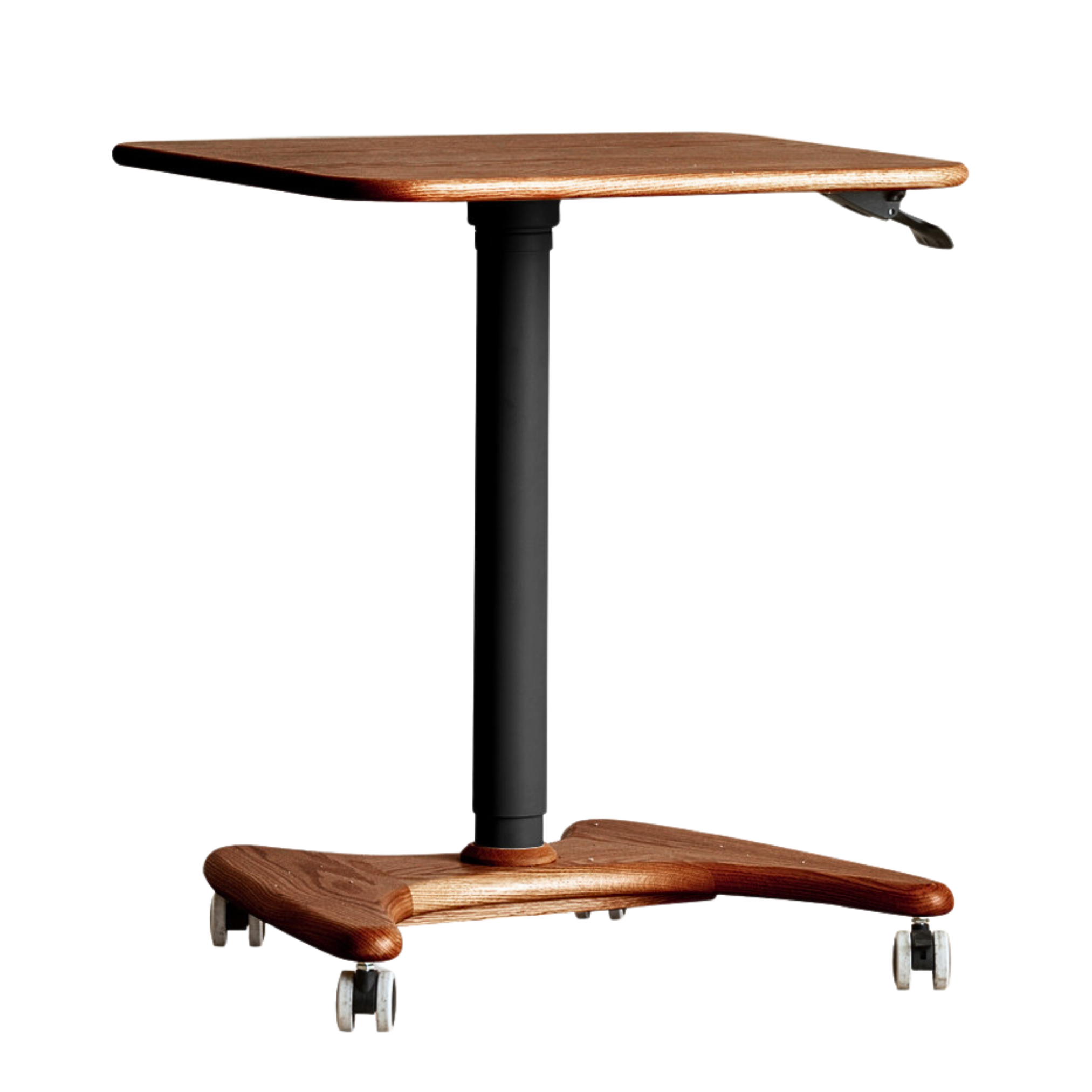 28.4x19.7x28-44.1inch/ 72x50x71-112сm/ Walnut color/ Oak lifting desk black leg