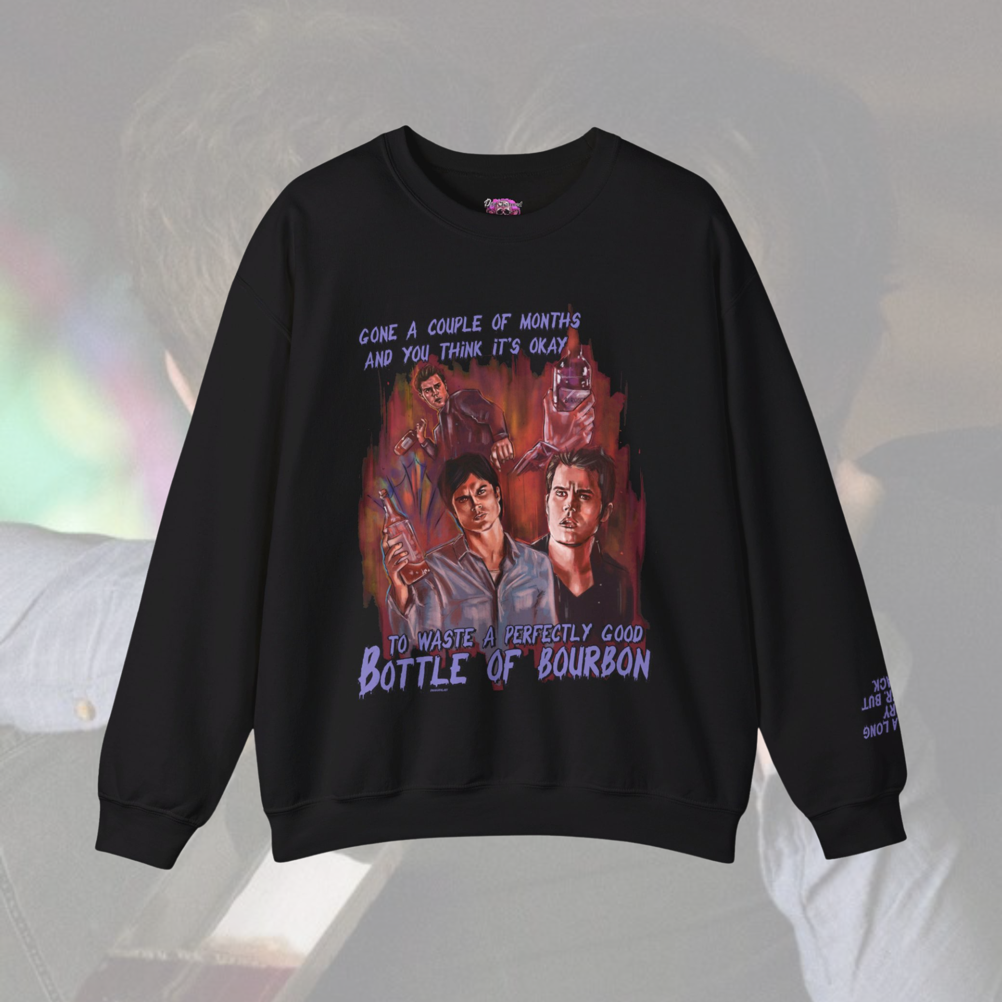 Damon Returns Crewneck Sweatshirt - Comfortable & Stylish Men's Pullover for Casual Wear, Street Fashion & Everyday Outfits