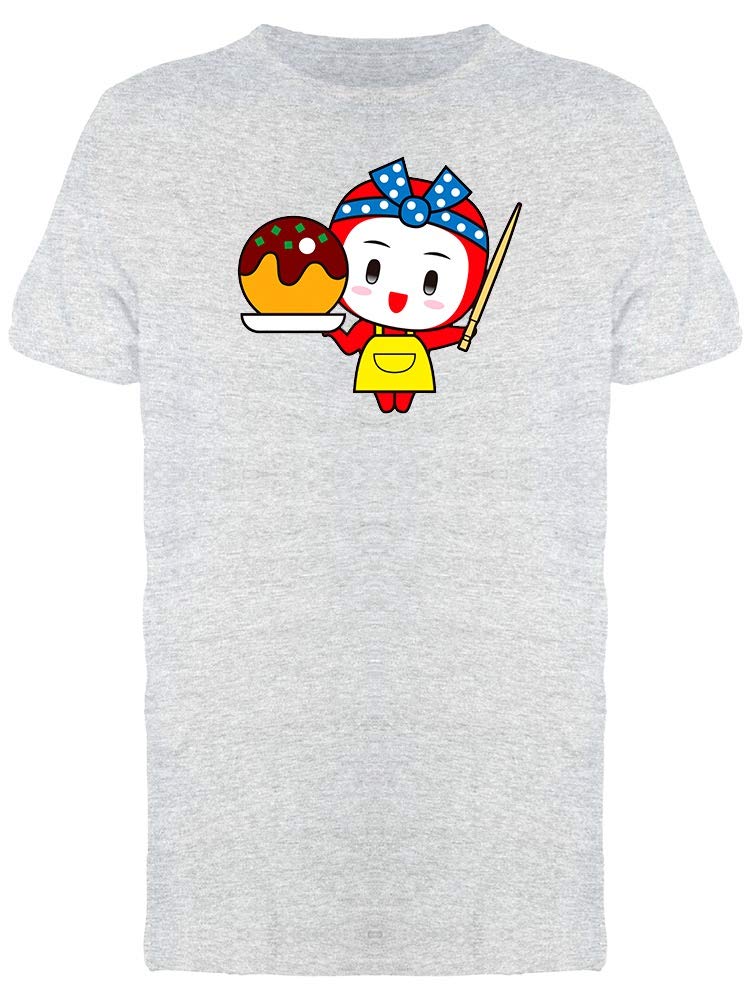 Smartprints Octopus Girl Holder T-Shirt for Men - Funny Graphic Tee for Casual Wear, Gifts & Everyday Outfits