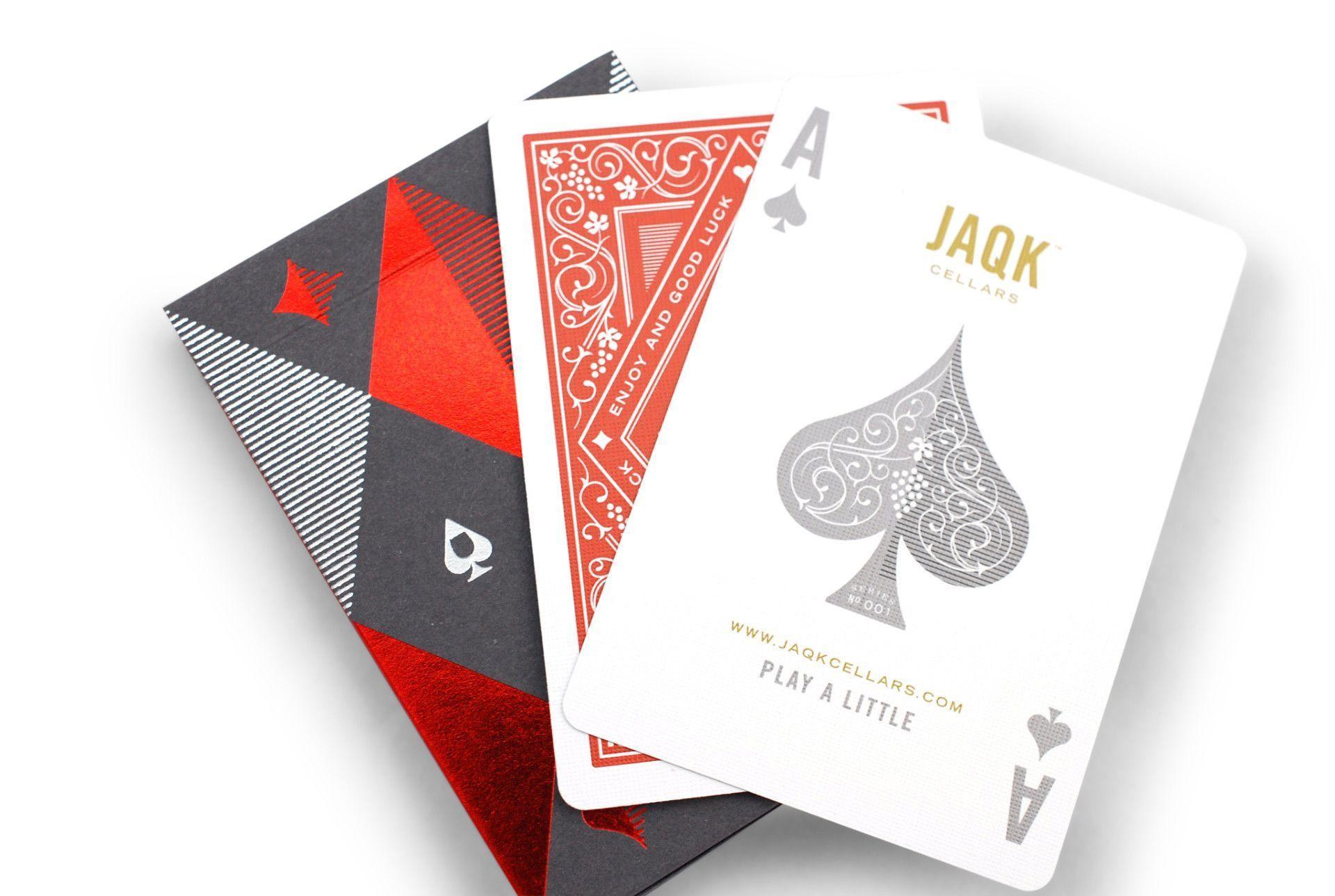 Red Jaqk Playing Cards - Premium Quality Poker Cards for Magic Tricks, Cardistry & Casino Games | Perfect for Poker Nights, Magic Shows & Professional Card Players