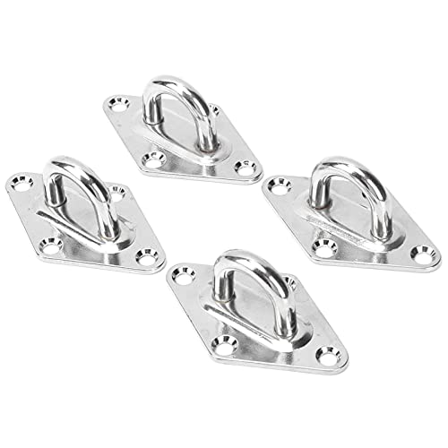 Heavy Duty Marine Eye Plate - High Strength Stainless Steel Lifting Eye for Slings, Hoisting, Porch Swings, Boats & Yachts | Perfect for Marine Hardware, Outdoor Furniture & Industrial Applications