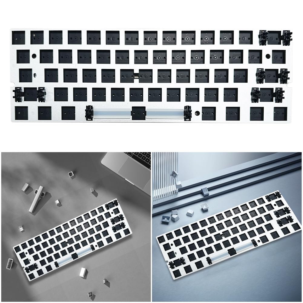 LYEAA RGB Wired Gaming Keyboard - Hot Swappable Mechanical PCB, Customizable Backlit Keyboard for PC Gamers | Perfect for Esports, Streaming & Late Night Gaming Sessions