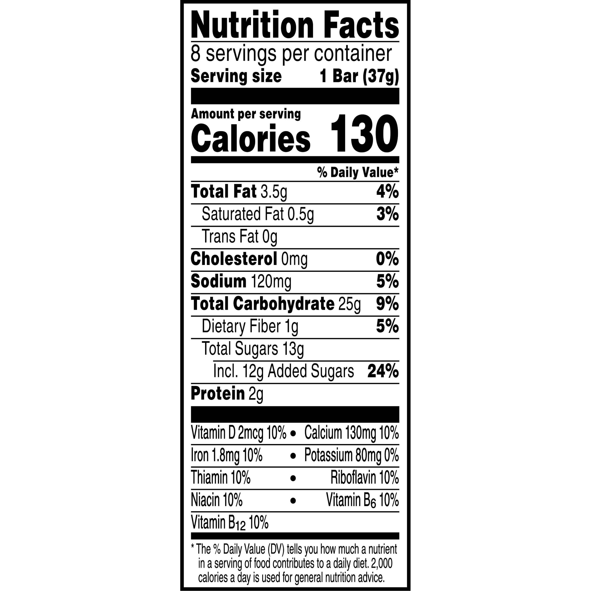 Nutri-Grain Soft Baked Breakfast Bars - Whole Grain Blueberry Snacks for Kids - 10.4oz Box (8 Bars) - Perfect for School Lunches & On-the-Go Snacking