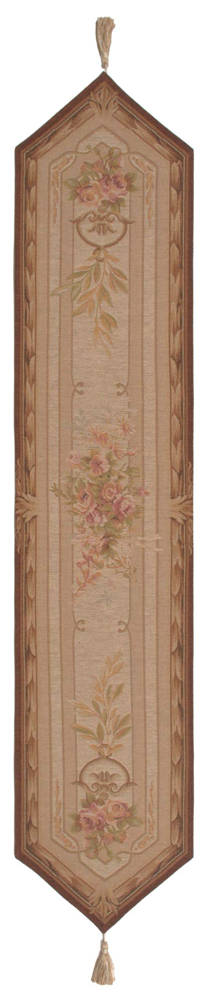 Chaumont French Tapestry Table Runner - Elegant Cotton Dining Table Decor for Weddings & Parties | 72 x 14 Inch Tablecloth by Charlotte Home Furnishings | Perfect for Formal Dinners, Bridal Showers & Holiday Celebrations