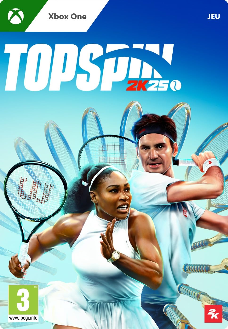 TopSpin 2K25 for Xbox One - Digital Download Game Code | Tennis Simulation Sports Video Game | Perfect for Competitive Gaming & Virtual Tennis Tournaments