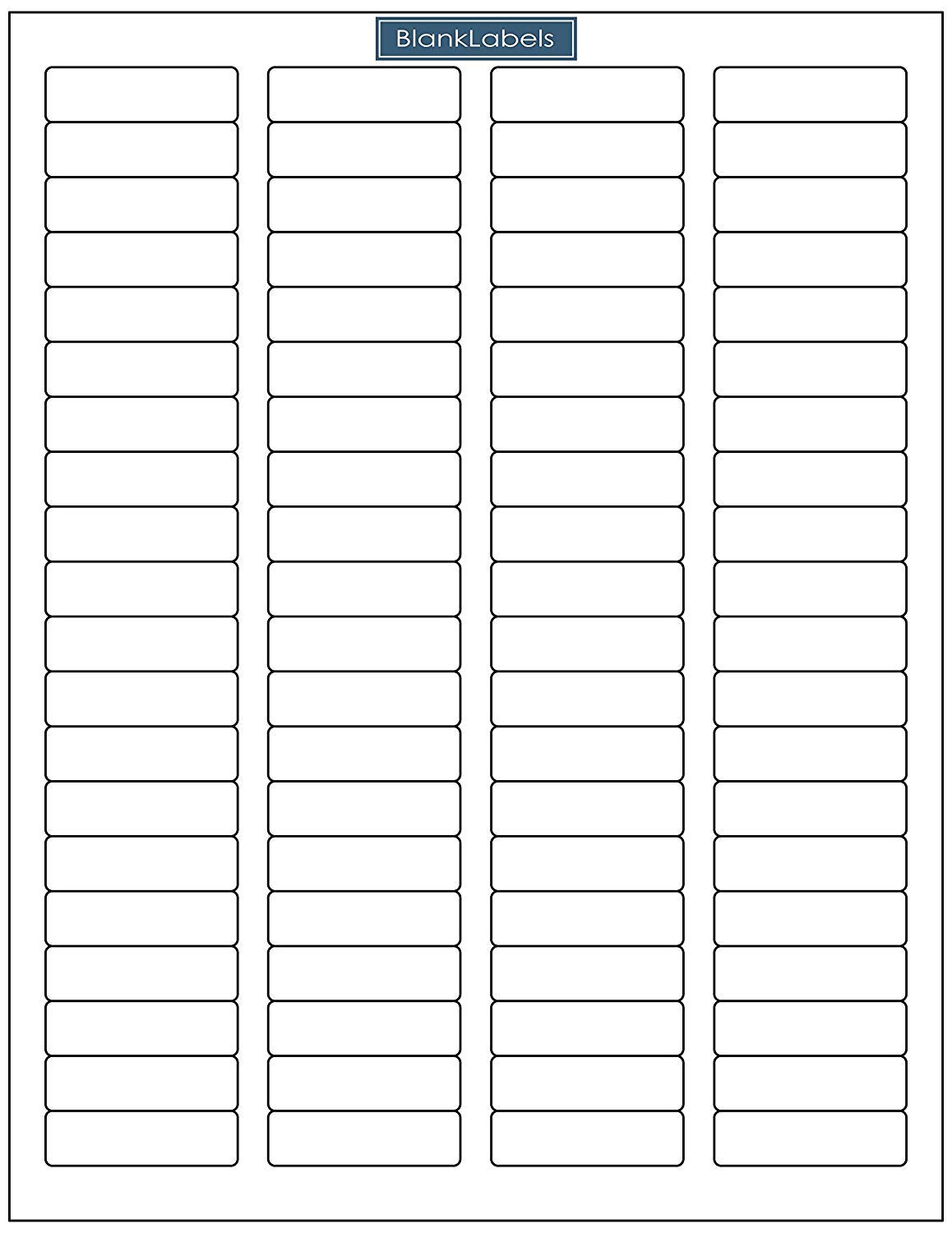 Premium White Self-Adhesive Labels 1.75
