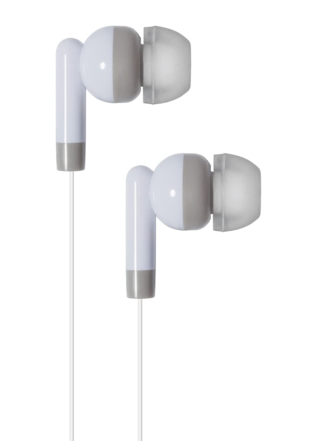 50 Pack Bulk White Earbuds - Wholesale Classroom Headphones for Students, Kids & Adults | Perfect for School, Online Learning & Travel Use