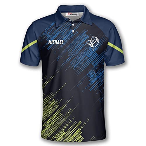 Badminton Sports Style Green Blue