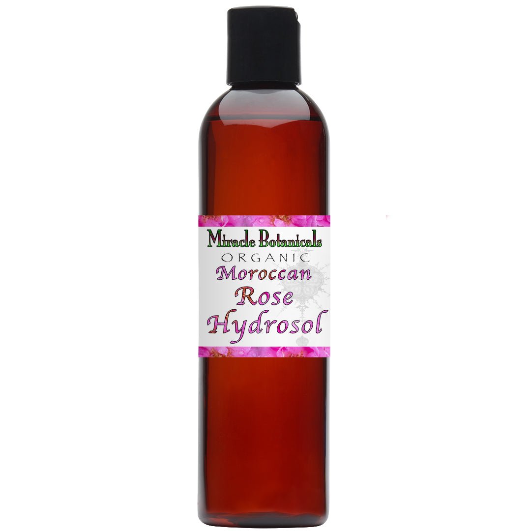 Organic Moroccan Rose Hydrosol (Rosa Damascena) - Pure Floral Water for Skincare, Aromatherapy & Home Fragrance | Face Toner, Room Spray & Relaxation Mist