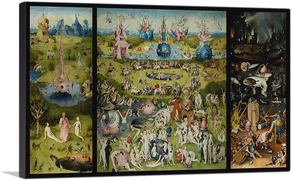 ARTCANVAS The Garden of Earthly Delights by Hieronymus Bosch - 26