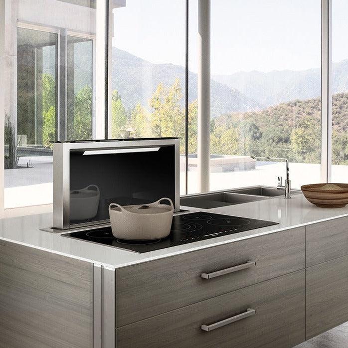 Faber Scirocco Lux Stainless Steel Downdraft Range Hood - 30
