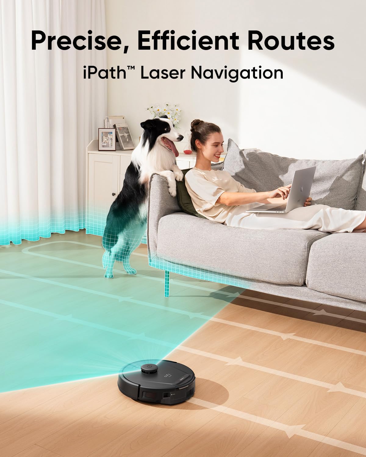 eufy L60 Robot Vacuum with Self-Empty Station - 6× Dust Bags Included - Smart Mapping, Strong Suction for Pet Hair & Hard Floors - Perfect for Home Cleaning & Pet Owners