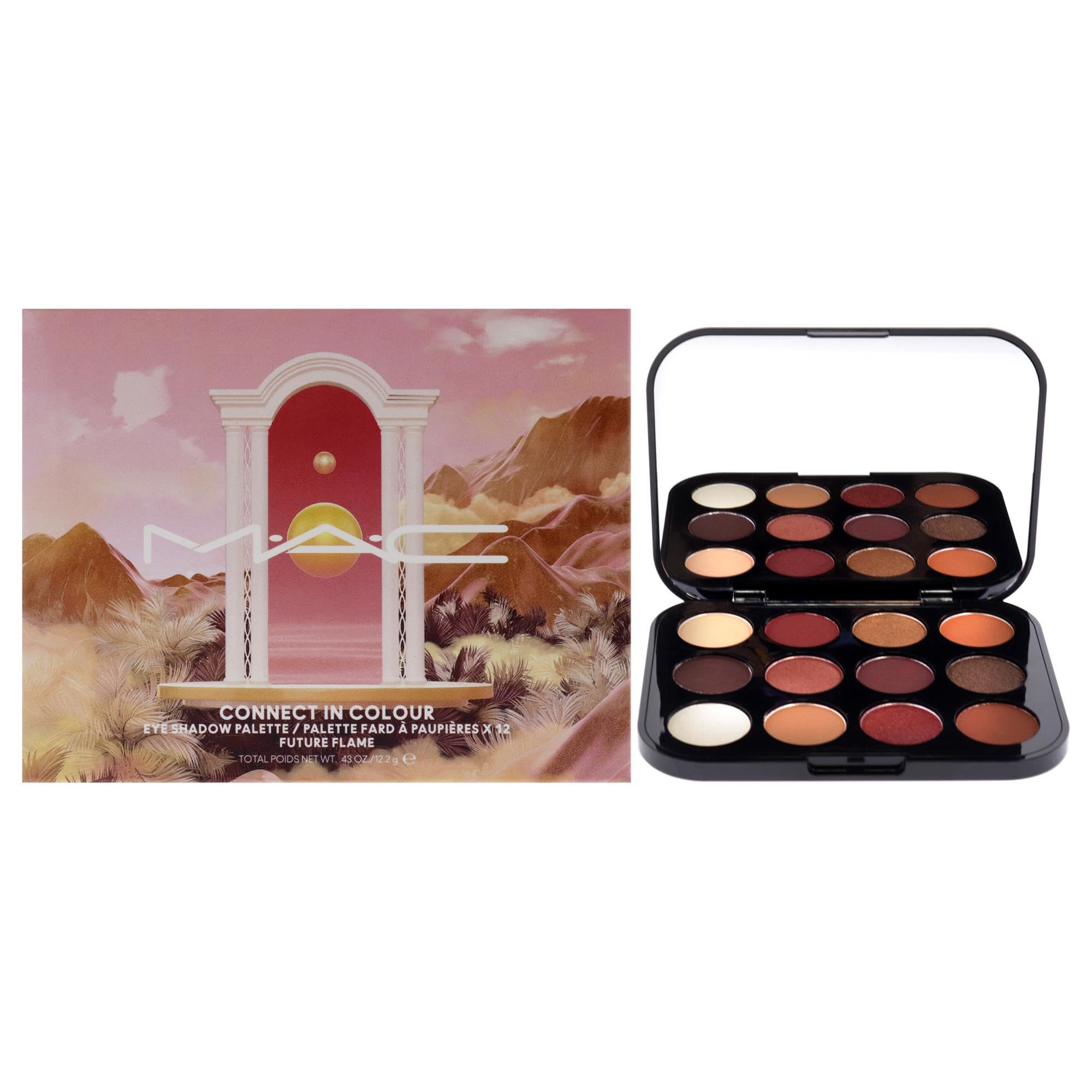 MAC Connect In Colour Eye Shadow Palette - Future Flame - 0.43 oz Highly Pigmented Eyeshadow for Women | Perfect for Daytime & Nighttime Makeup Looks