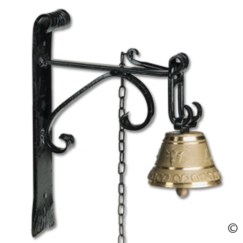 Premier 1 Supplies Large Barn Bell - Heavy Duty Farm Animal Bell for Livestock, Horses & Goats - Rustproof Outdoor Cow Bell with Loud Sound - Perfect for Ranch, Pasture & Farm Use