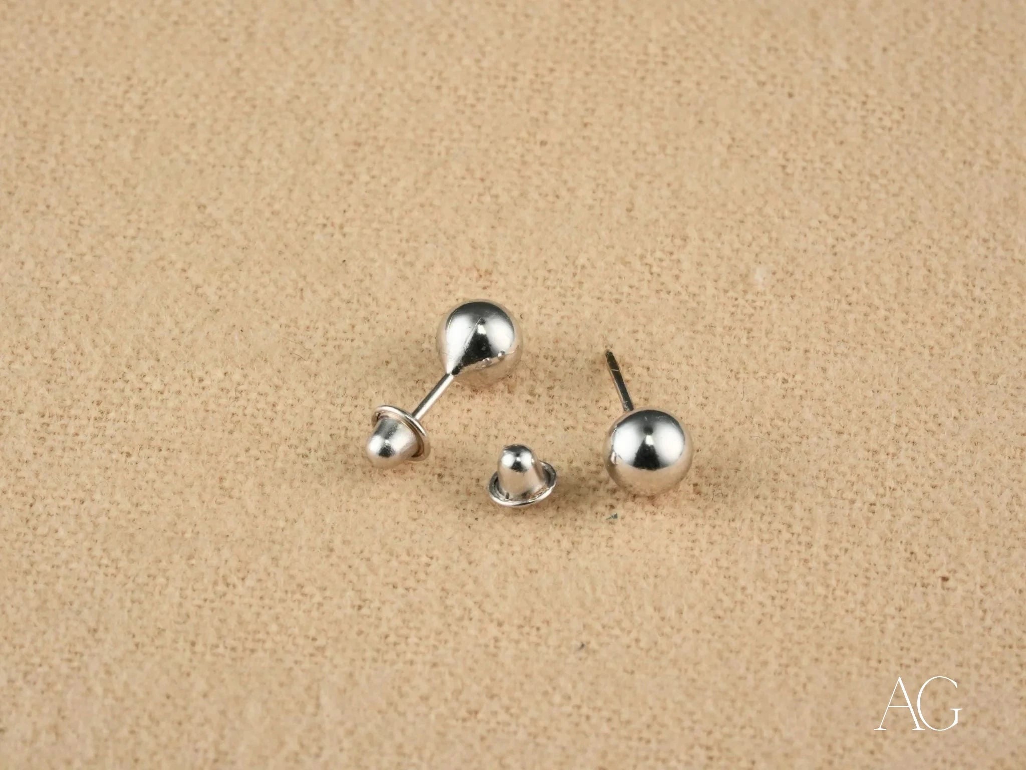 LuxeSphere 18K Gold Ball Earrings - Classic Hoop Earrings for Women, Elegant Everyday Jewelry Gift for Her - Perfect for Office, Party & Special Occasions