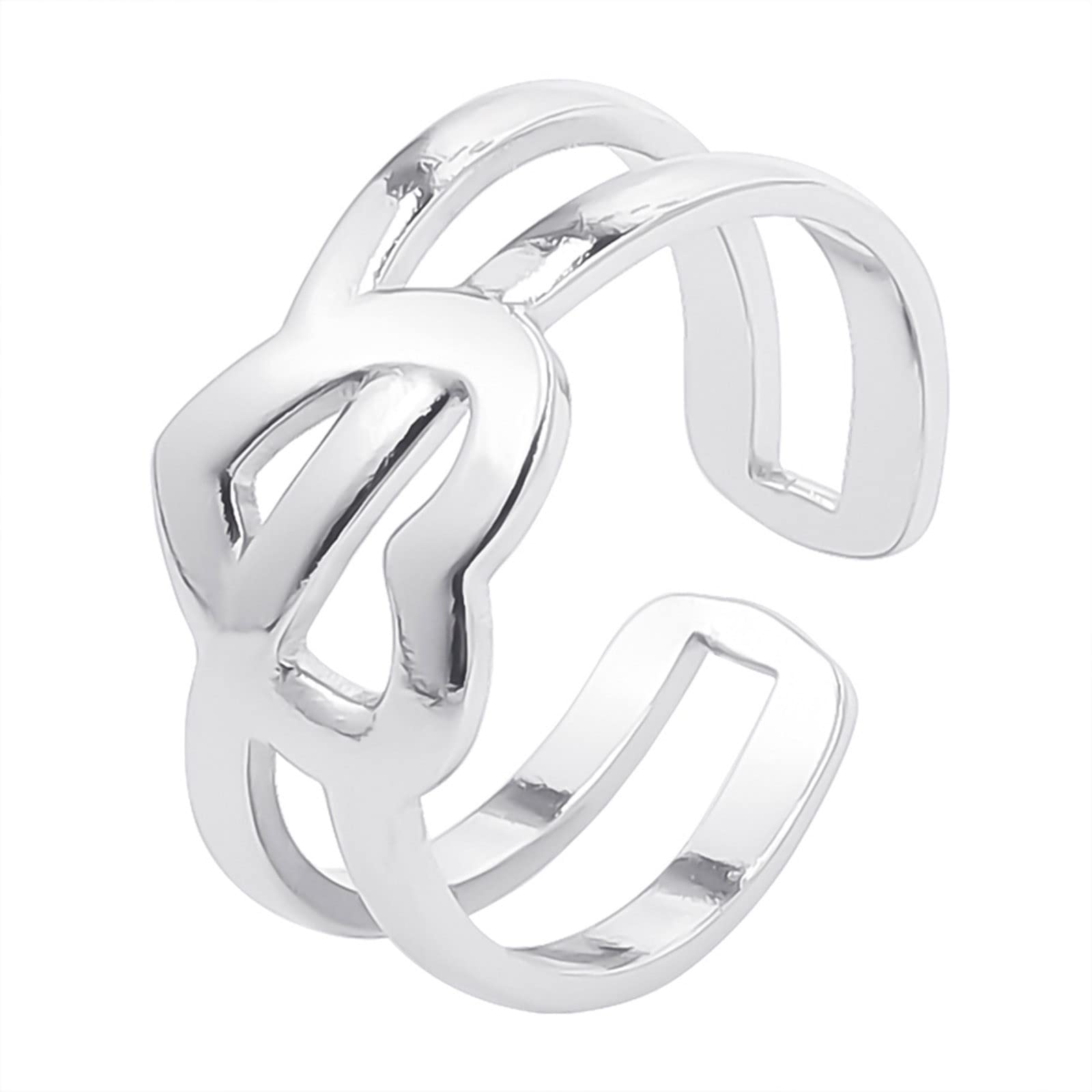 Titanium Steel Adjustable Ring for Men Women Kids - Retro Style for Gifts & Daily Wear