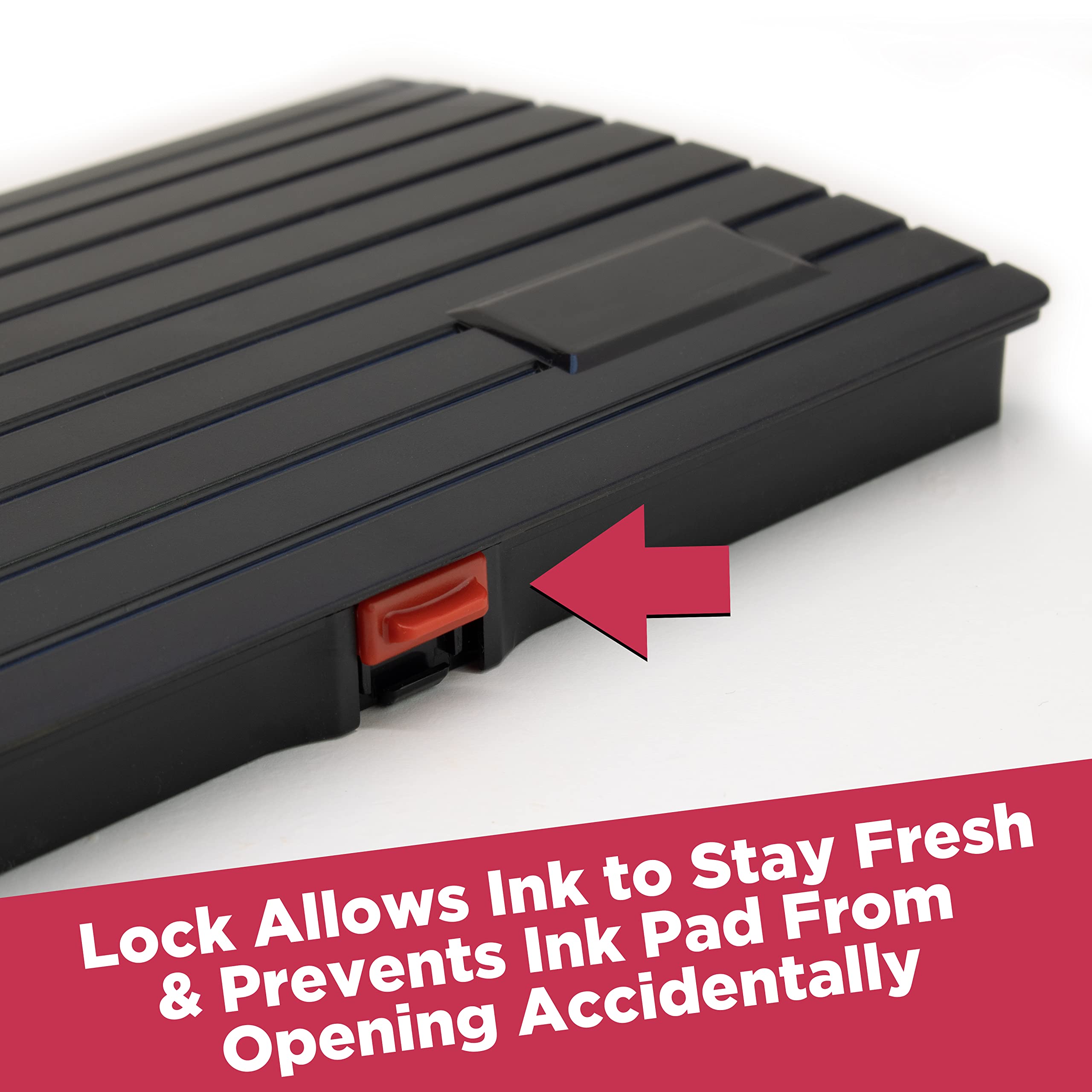 Premium Large Red Ink Stamp Pad - 3