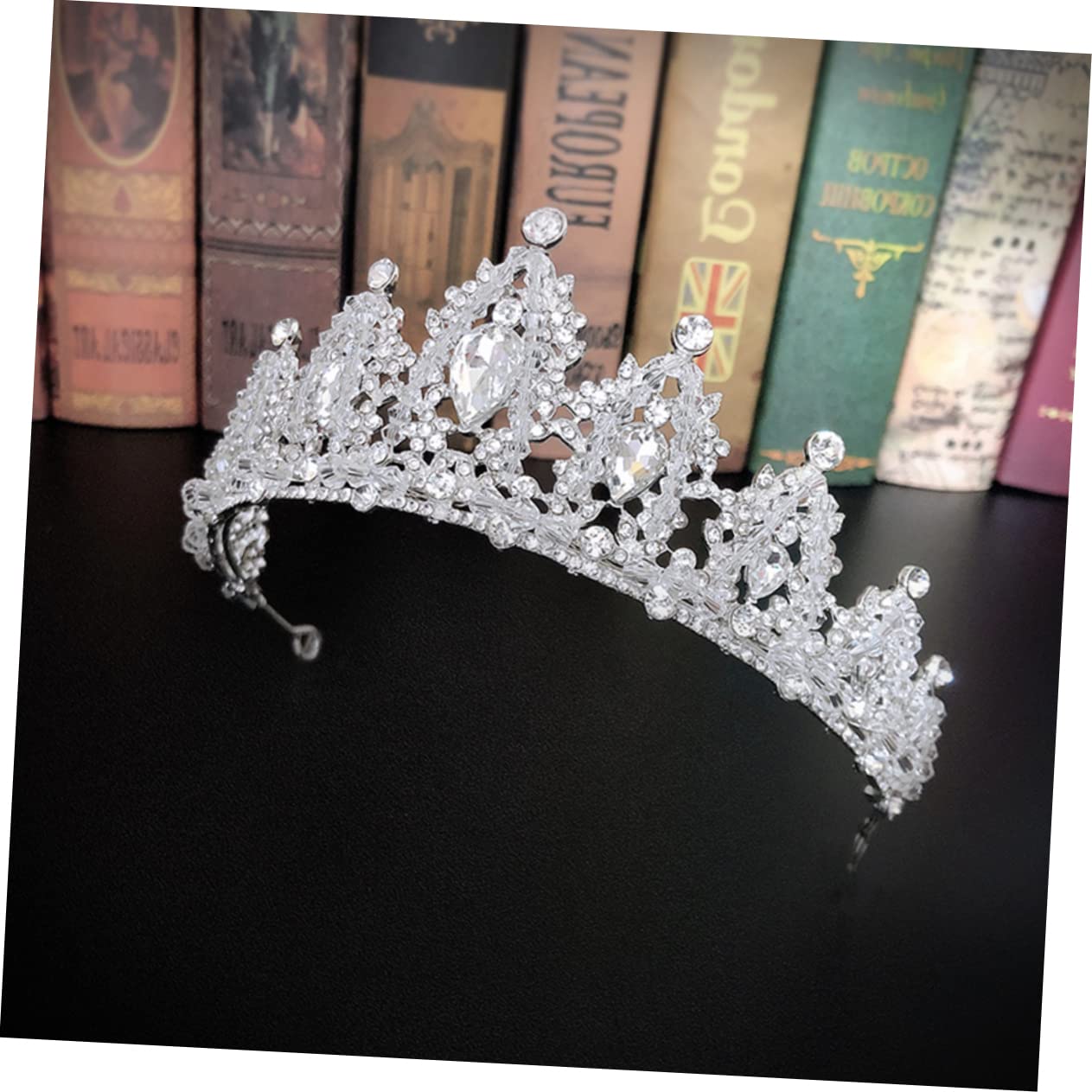 Beavorty 2 Pack Silver Rhinestone Wedding Tiara Crown for Women - Bridal Headpiece for Wedding, Prom, Quinceanera, Bar Mitzvah, Pageant & Special Occasions | Elegant Princess Hair Accessory for Brides & Dancers