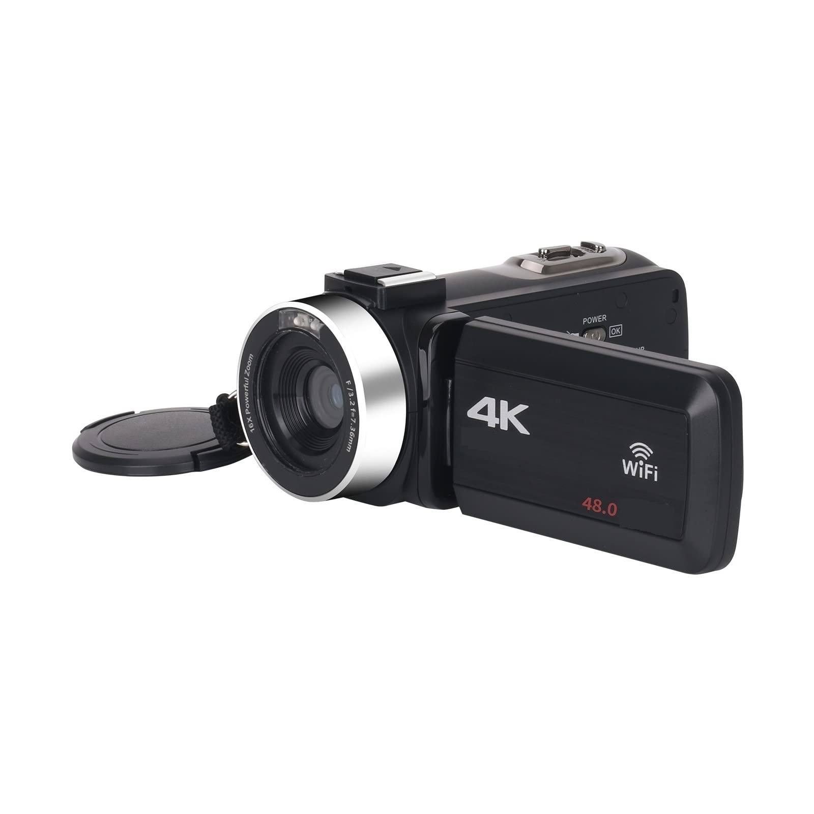 BODORME 4K 48MP Digital Camera - 18X Zoom for Vlogging & Time-Lapse