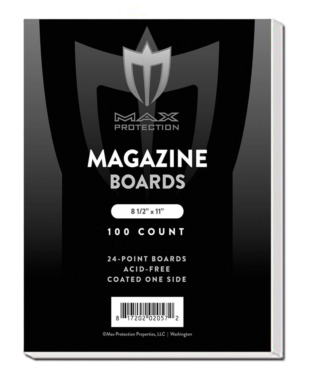 Max Pro 1000 White Comic Backing Boards (8.5