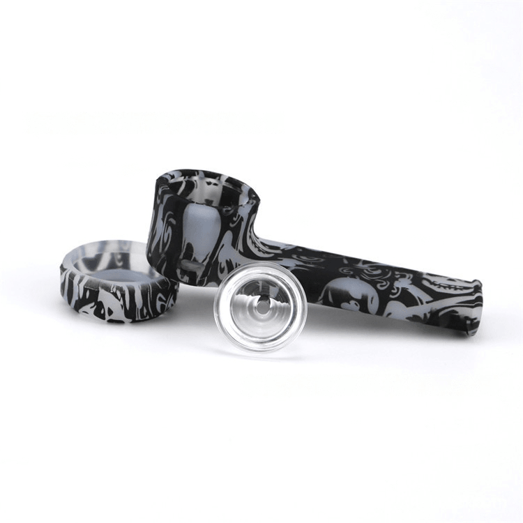 Premium Silicone Luminous Bowl Pipe - Food Grade Hand Pipe for Smoking | Portable, Lightweight & Durable | Perfect for Travel, Camping & Outdoor Activities