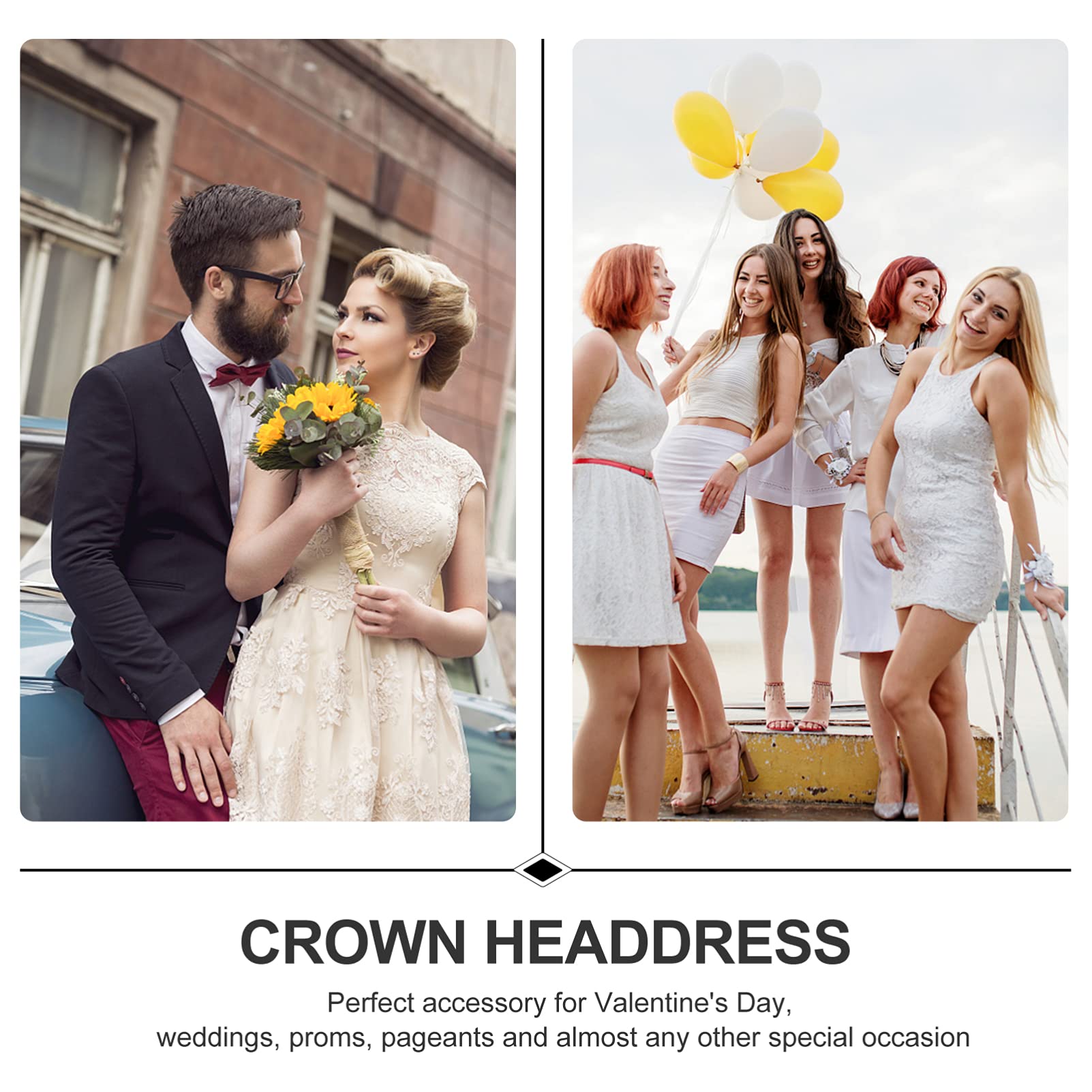 Elegant Rhinestone Bridal Tiara Crown for Weddings - Baroque Style Alloy Hairpiece with Veil for Brides, Prom, Miss Pageants & Birthday Celebrations - Perfect for Wedding Photos, Ceremonies & Special Occasions