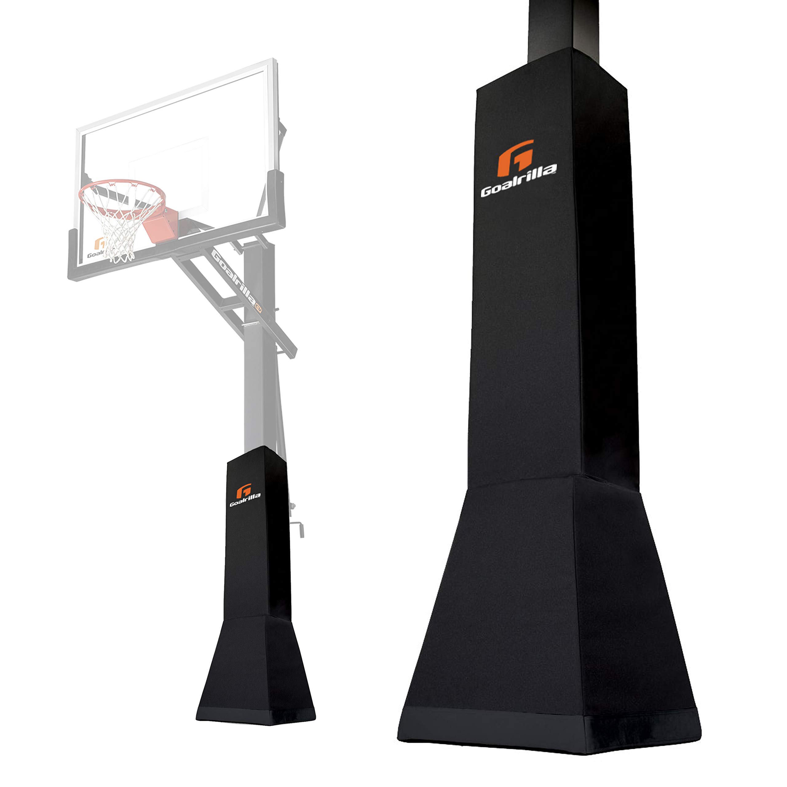 Goalrilla Deluxe Weatherproof Basketball Pole Pad - Black - Ultimate Protection & Player Safety for Outdoor Basketball Courts & Driveways