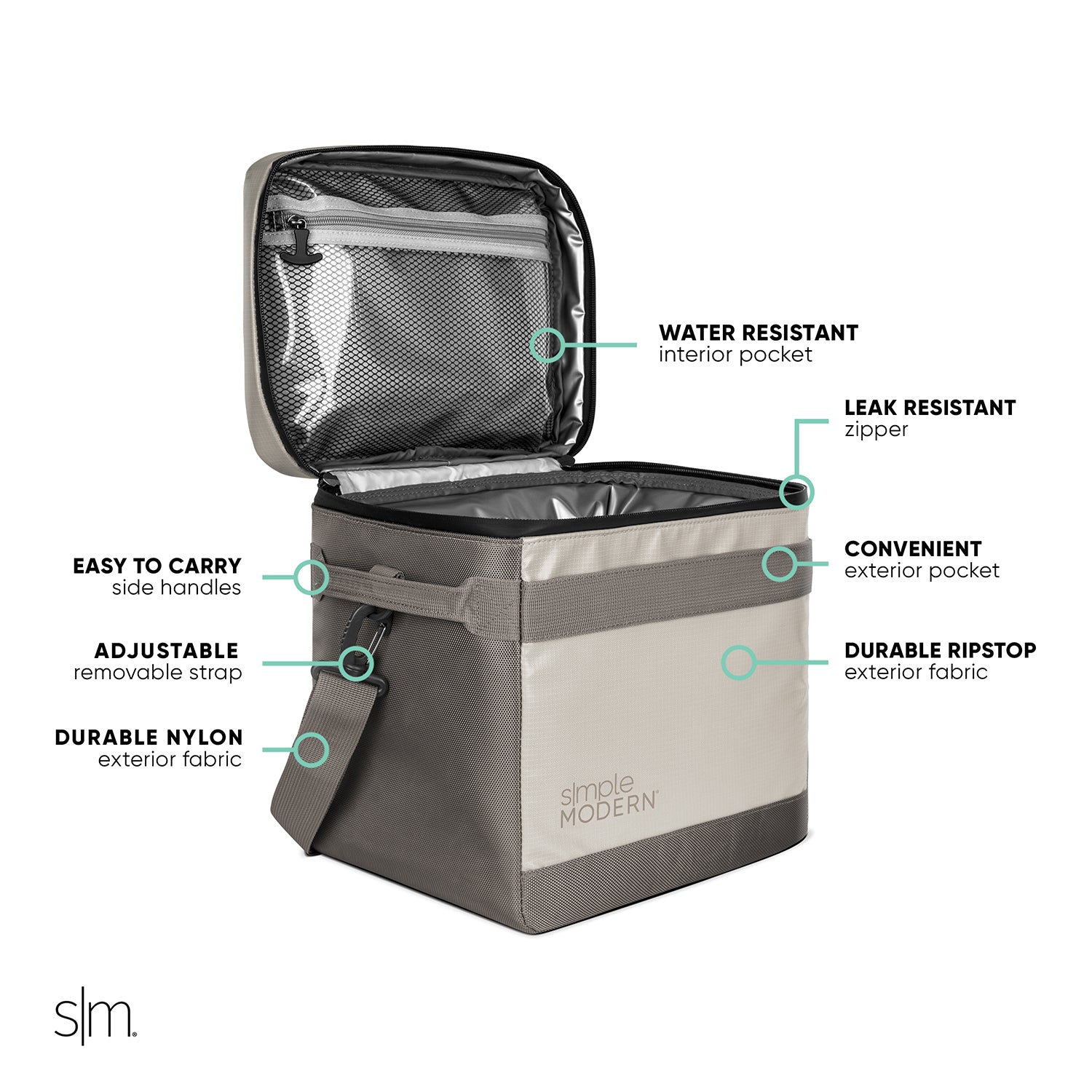 12 Can Soft Cooler - Portable Insulated Lunch Bag for Picnics, Beach, Camping & Outdoor Activities | Day Cooler for Drinks & Food Storage