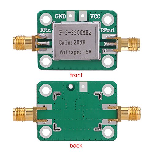 5-3500MHz 20dB Low Noise RF Amplifier Module with Shielding Box - for Ham Radio, Signal Boosting & Wireless Communication Systems