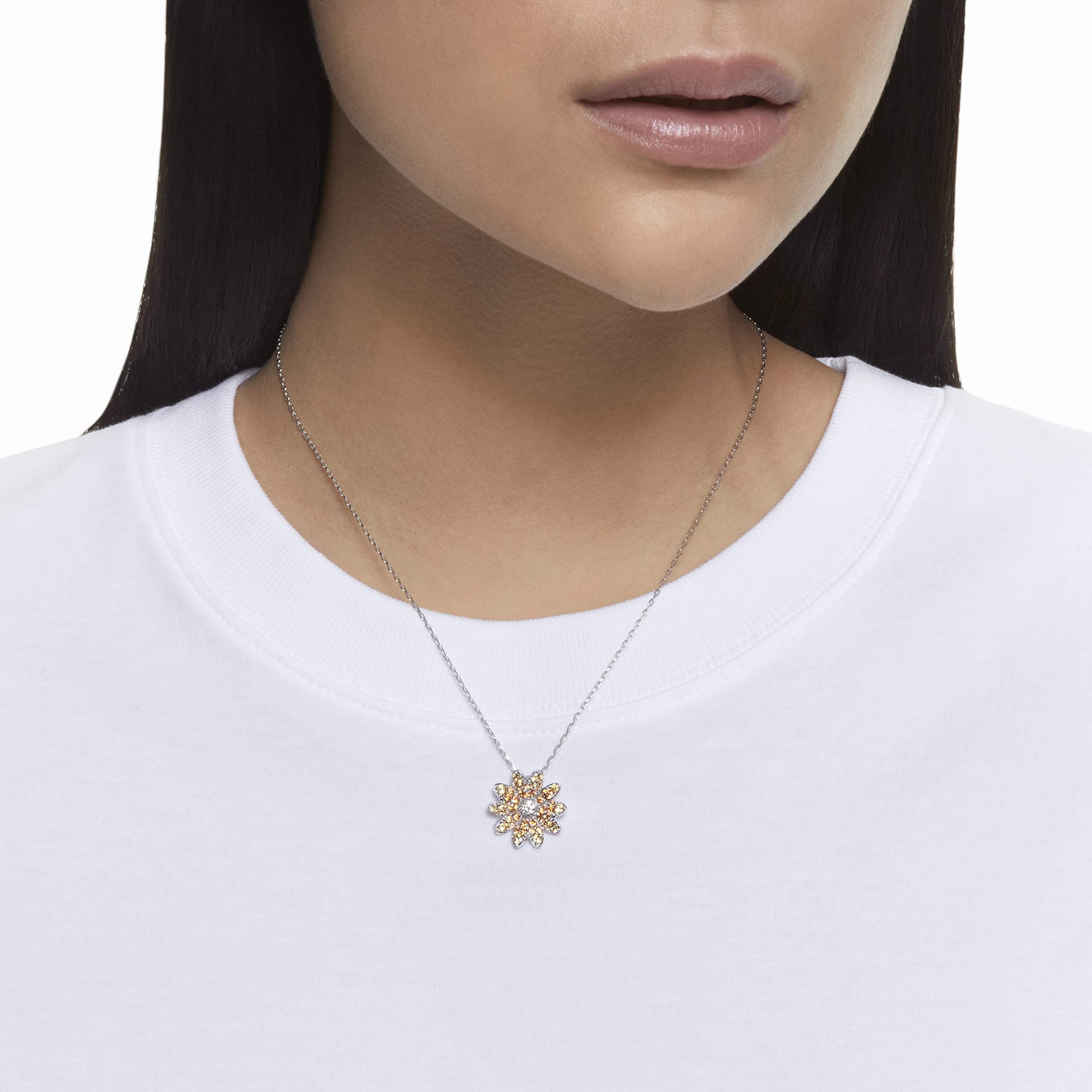 Swarovski Eternal Flower Jewelry Collection - Elegant Bangle Bracelets, Dangle Earrings & Pendant Necklaces for Women | Perfect for Weddings, Anniversaries & Special Occasions
