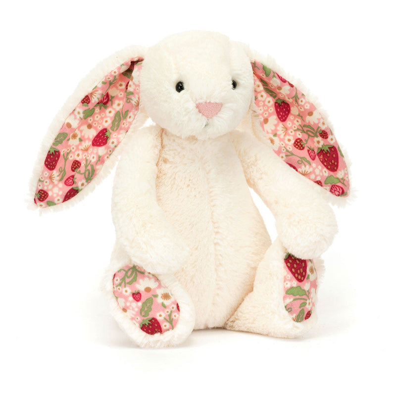 Blossom Cream Bunny 'Berry' Little - Adorable Plush Stuffed Animal Toy for Kids, Perfect for Gifts, Nursery Decor, and Cuddling | Soft & Huggable Bunny Doll for Babies, Toddlers, and Children's Rooms
