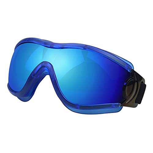 UV Protection Dog Sunglasses for Small & Medium Breeds - Waterproof, Windproof Pet Glasses with Blue Frame (Model 3003) - Perfect for Outdoor Adventures, Beach Trips & Car Rides