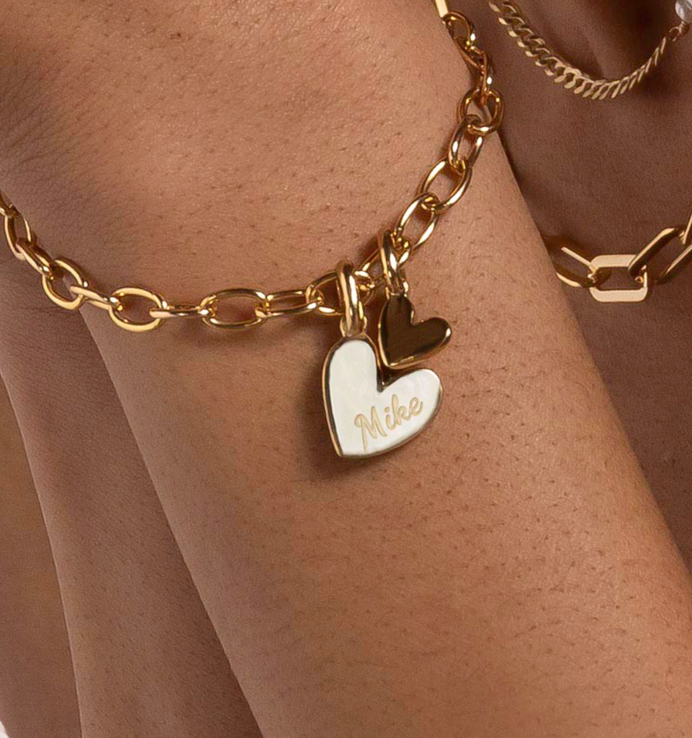 Heart Cable Chain Bracelet for Women - Elegant Adjustable Jewelry Gift for Valentine's Day, Anniversary & Everyday Wear