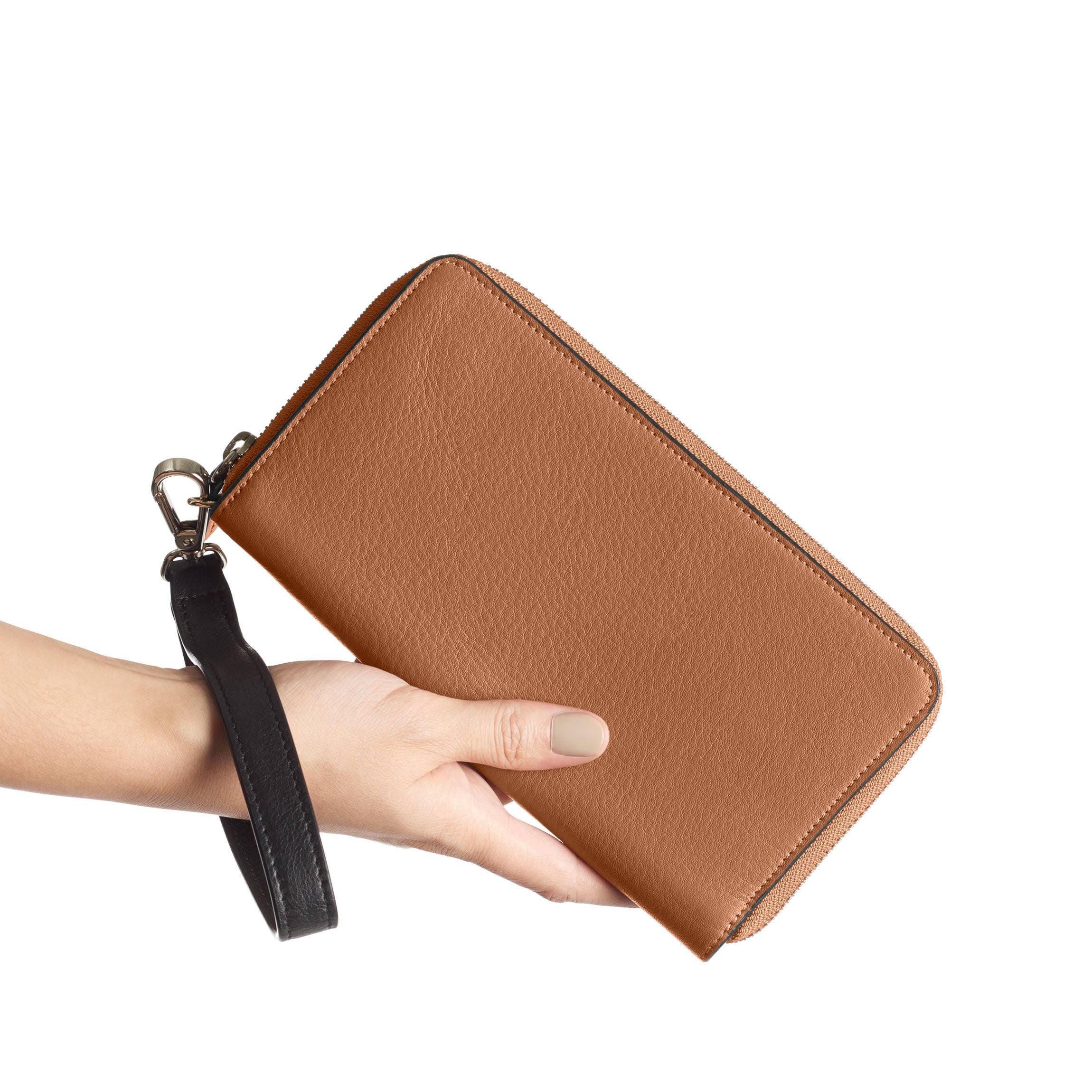 Premium Klyde Continental Genuine Leather Wallet for Men - Slim RFID Blocking Bifold Wallet with Money Clip - Cognac Brown - Perfect for Travel, Business & Everyday Use