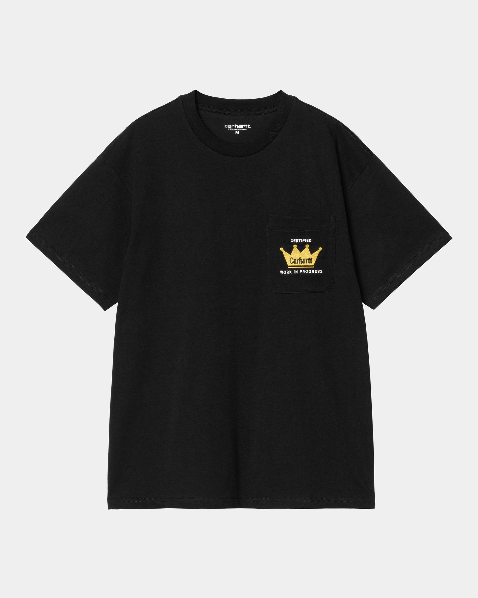 Premium Crown Pocket T-Shirt for Men | Soft Cotton Black Tee with Front Pocket | Casual Wear, Street Style & Everyday Comfort