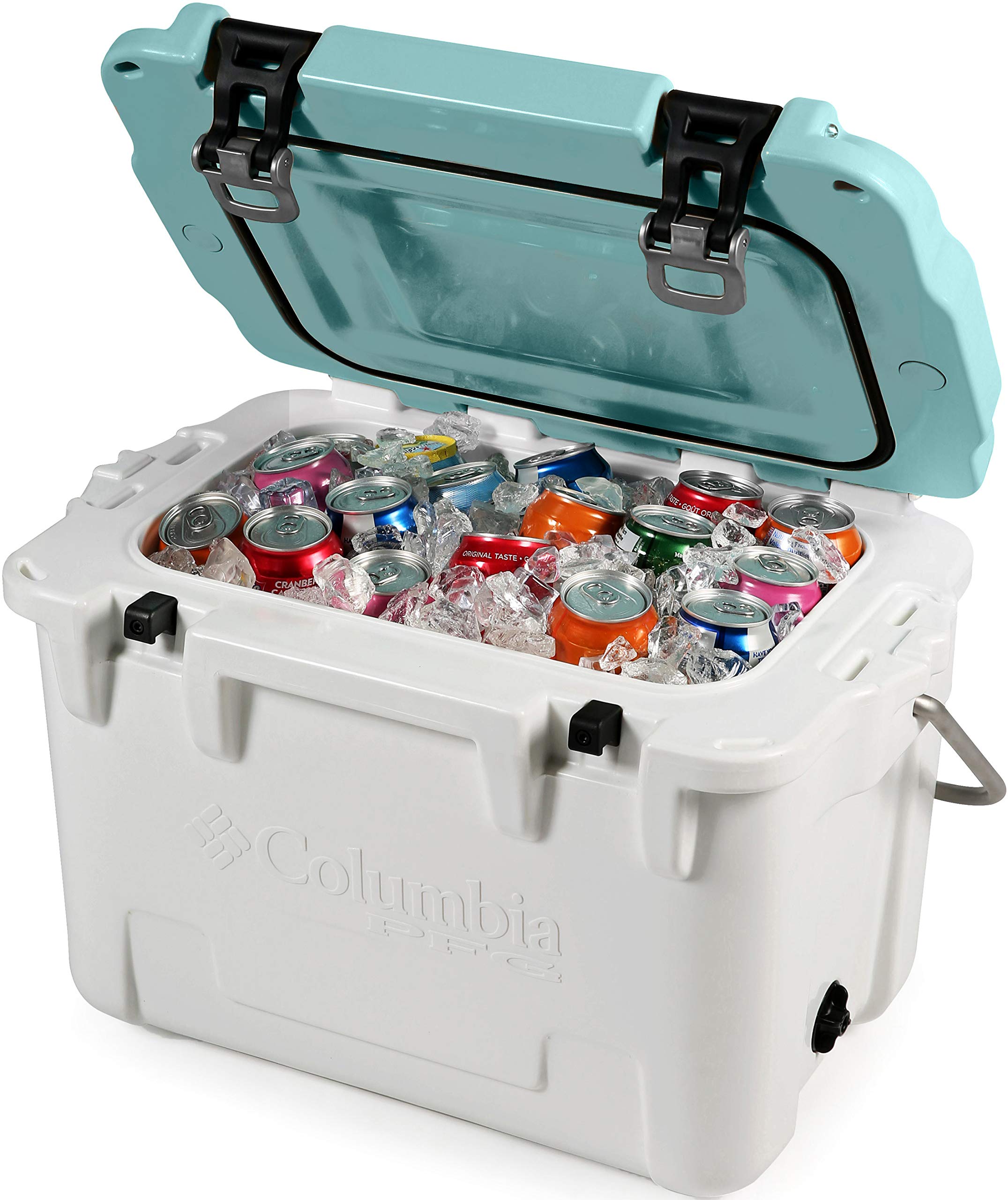 Columbia PFG High Performance Roto Cooler with Microban Protection - Insulated Fishing Cooler for Boating, Camping & Outdoor Adventures - Keeps Drinks Cold for Hours