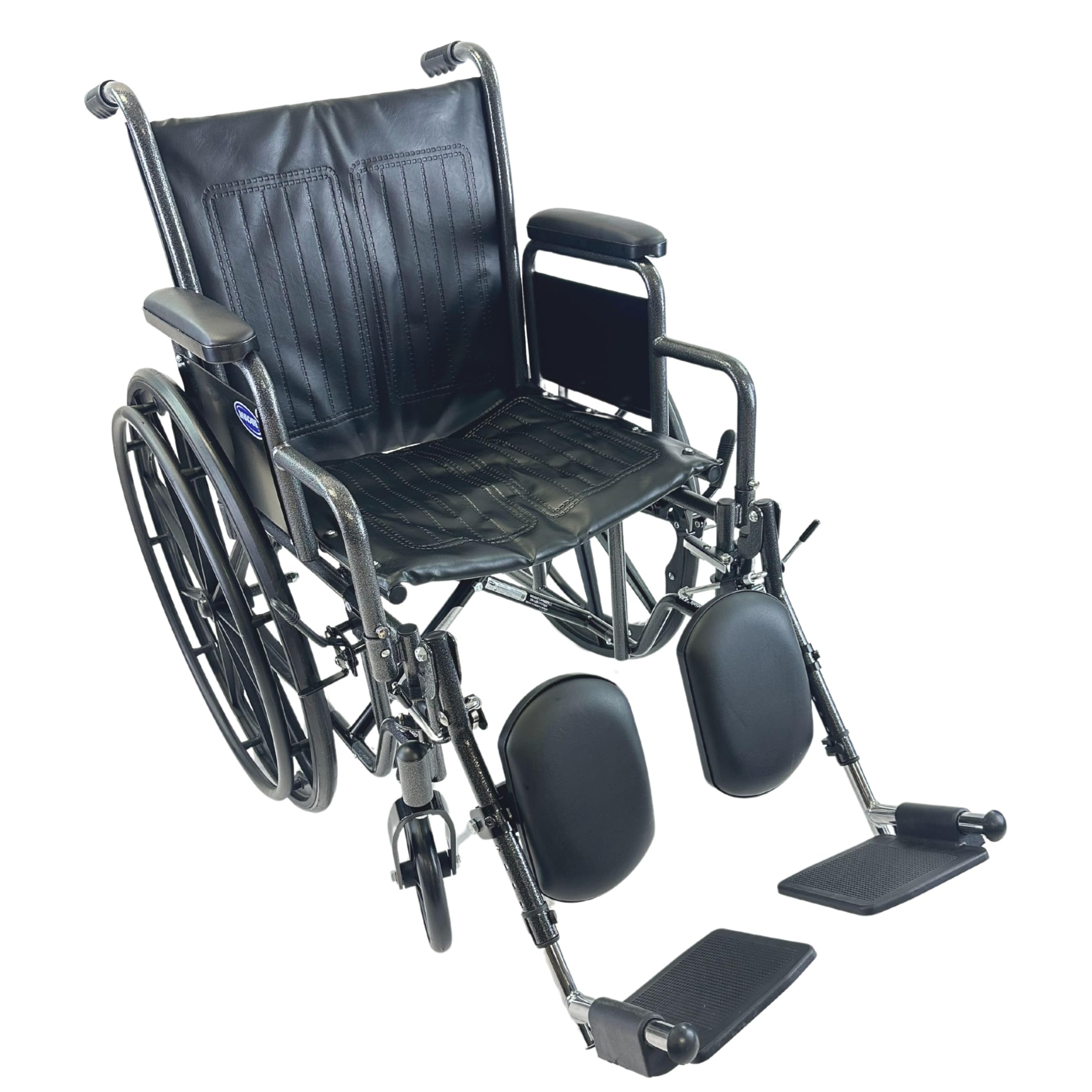 Invacare Tracer EX1 Foldable Wheelchair with Elevating Legrests & Desk Length Arms - 16 Inch Seat for Indoor & Outdoor Mobility - Ideal for Home, Travel & Daily Use